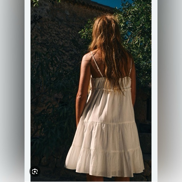 Zara Ruffled Mini Dress - Picture 3 of 7